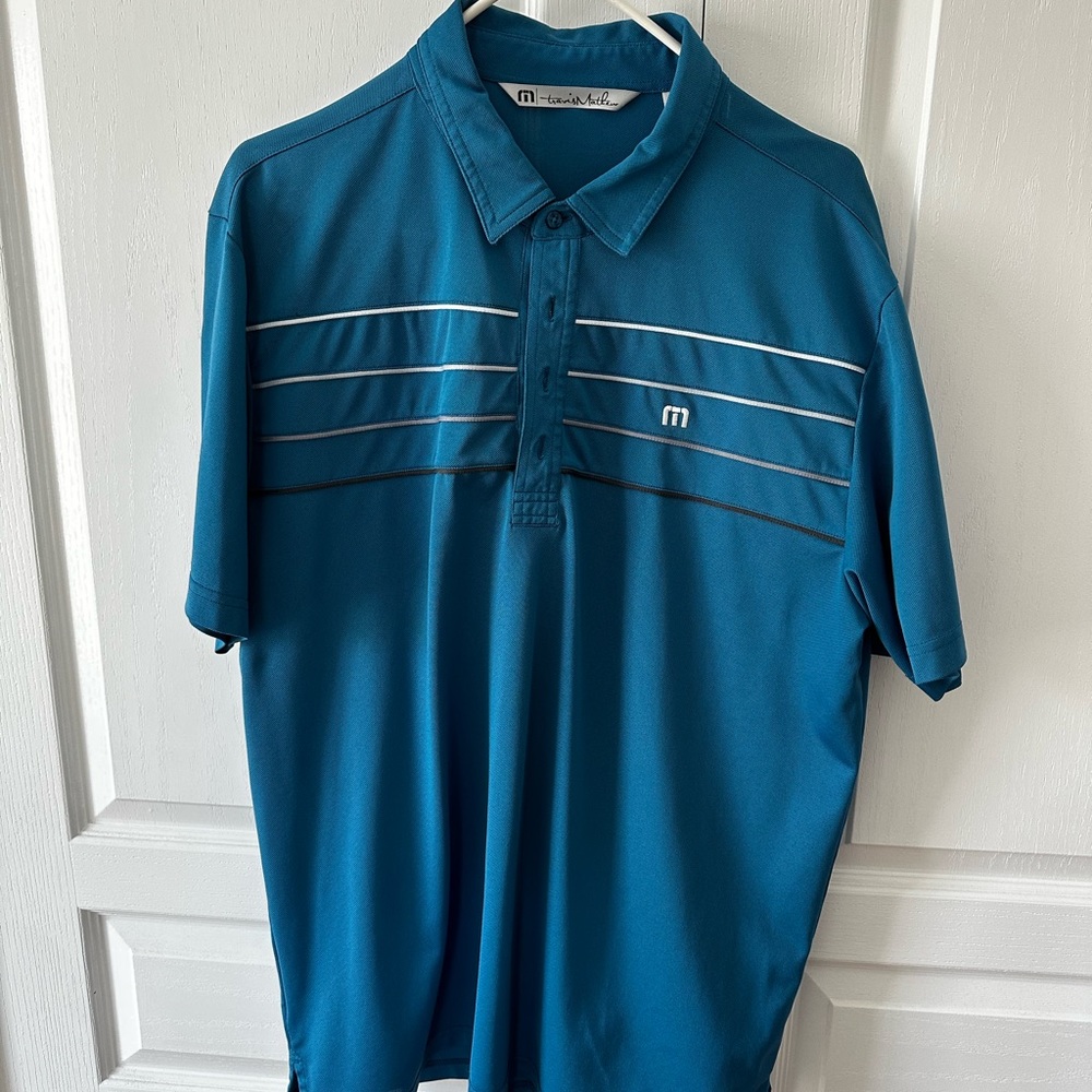 Travis Mathew Polo XL Blue